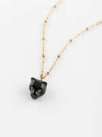 Load image into Gallery viewer, Black Panther Head Necklace
