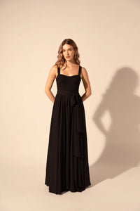 Claudette Maxi Gown in Black