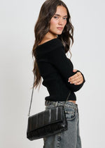 Load image into Gallery viewer, Esmeralda Clutch in Black
