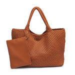 Load image into Gallery viewer, Solana Tote in Tan
