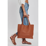 Load image into Gallery viewer, Solana Tote in Tan
