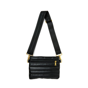 Bum Bag 2.0 in Pearl Black w/ Black Strap