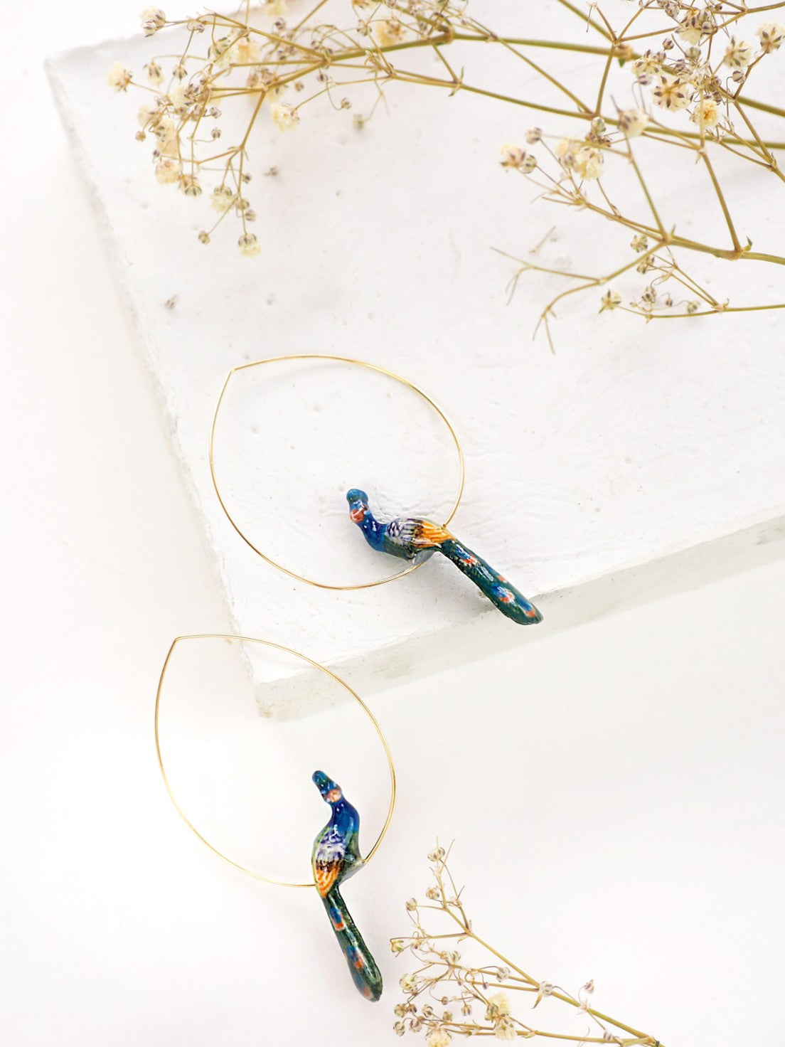 Peacock Earrings