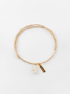 Seahorse Gold Rope Charms Bracelet