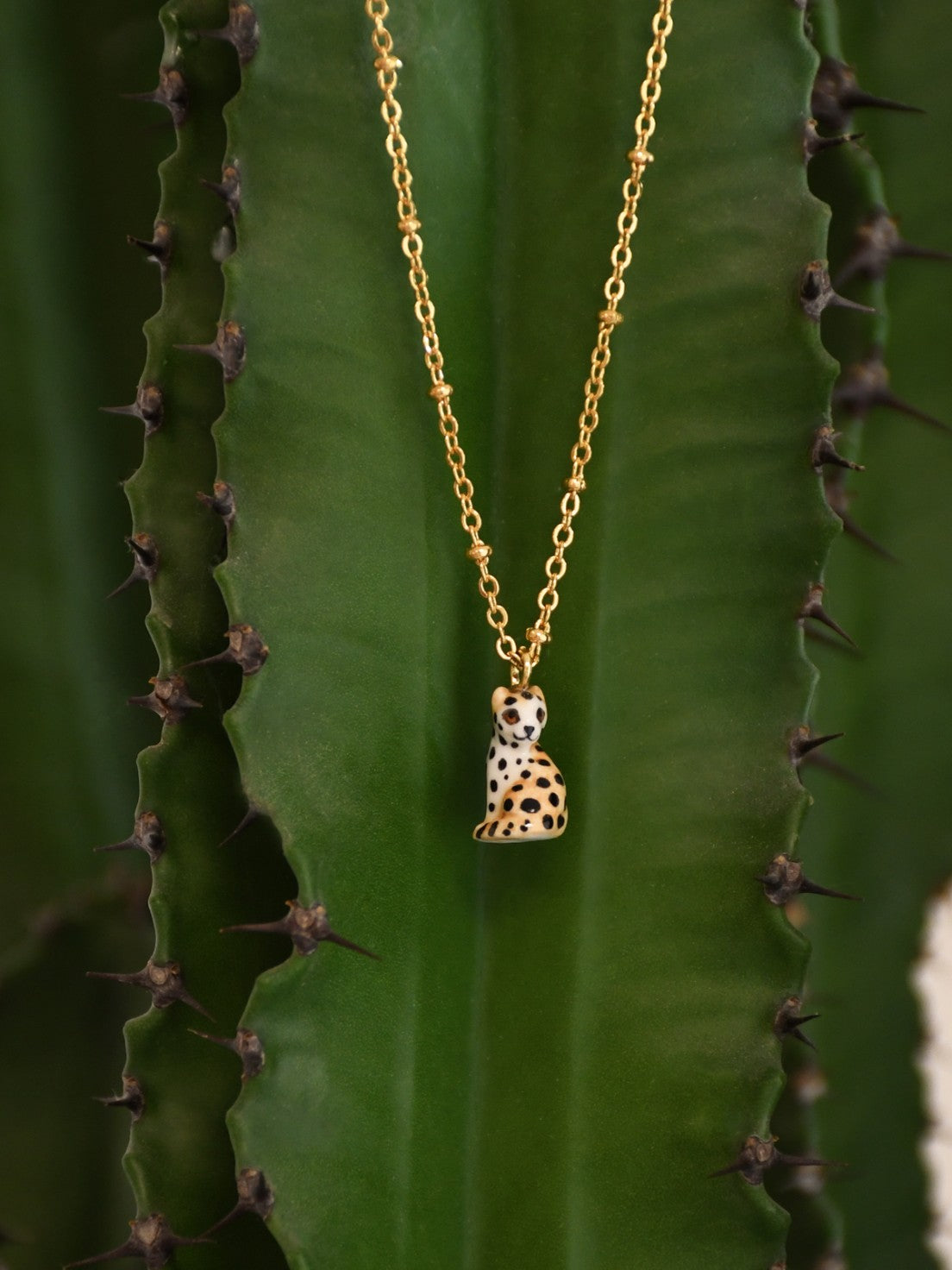 Cheetah Mini Necklace