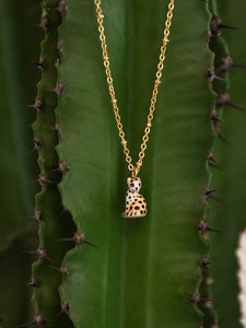 Cheetah Mini Necklace