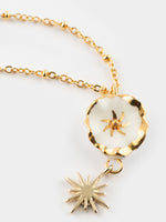 Load image into Gallery viewer, White Dryad Flower Necklace
