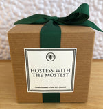 Load image into Gallery viewer, Hostess with the Mostest Candle in Tarragon, Basil, and Patchouli
