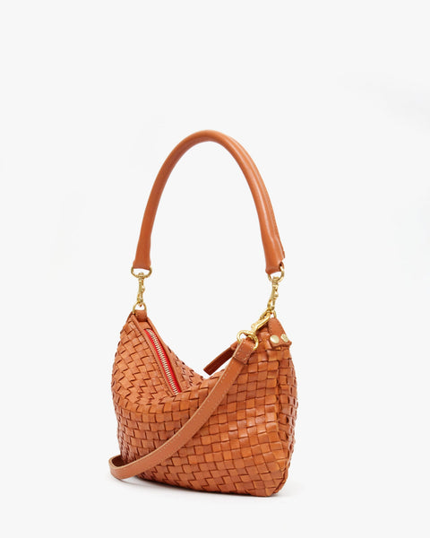 Black Rattan Petit Moyen Shoulder Bag